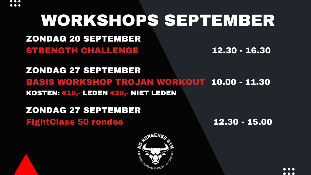 Workshops September